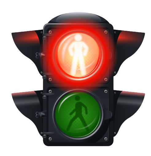 red sign
